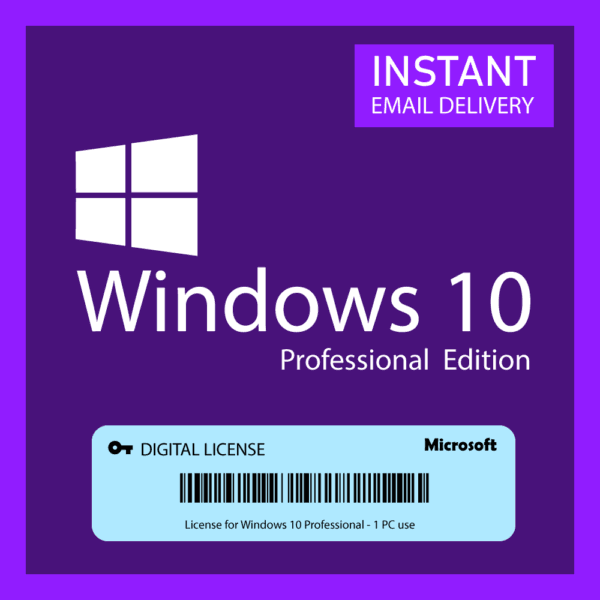 Windows 10 Pro (Lifetime Activation) Key
