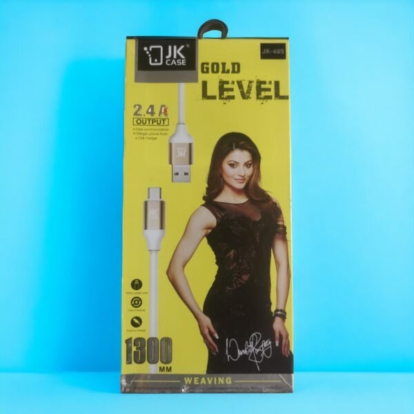 JK Case 2.4A Fast Charging Micro USB Cable (1.3 Mtr.)