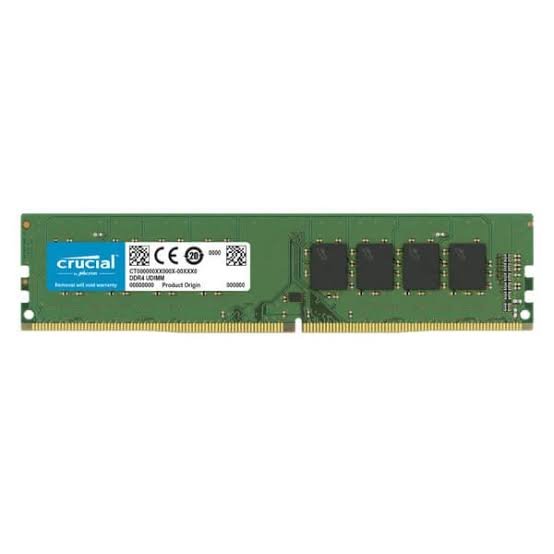 Crucial 8GB DDR4 3200Mhz Desktop RAM (Pre-Owned)